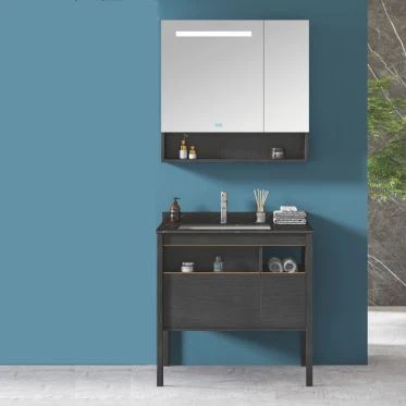 Floor-standing bathroom cabinet